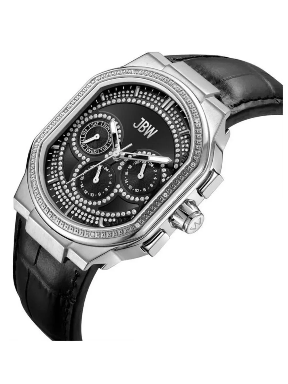 NWT JBW Orion Collection Automatic Black Dial Men's Watch